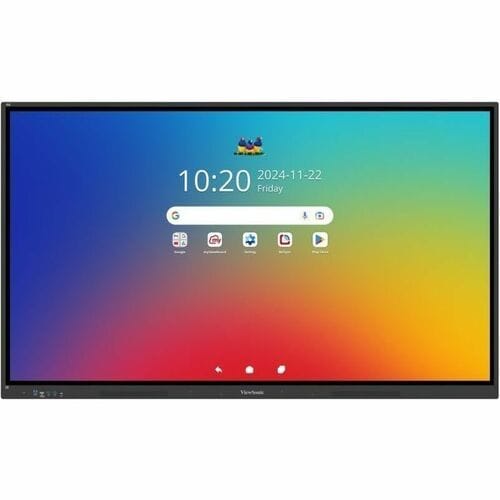 ViewSonic ViewBoard IFP6534 1651 mm 4K UHD LCD Écran de collaboration - 8 Go DDR4 SDRAM - Ultra Fine Touch (UFT) - Écran t