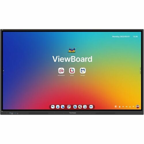 ViewSonic ViewBoard IFP7534 1905 mm 4K UHD LCD Écran de collaboration - 8 Go DDR4 SDRAM - Ultra Fine Touch (UFT) - Écran t