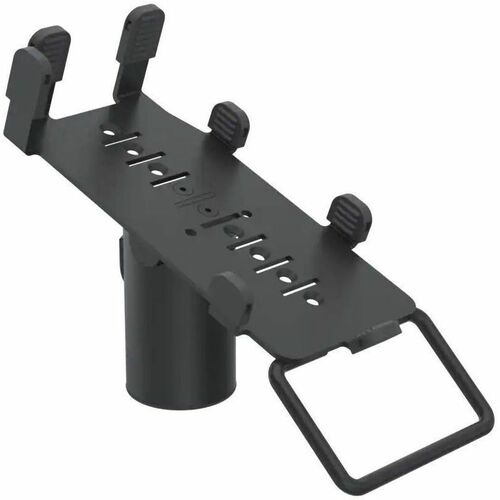 SpacePole DuraTilt Desk Mount for Payment Terminal - Black - Metal - 1 / Box