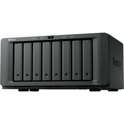 Synology DiskStation DS1825+ 8 x 总跨数 SAN/NAS 存储系统 - AMD Ryzen 四核（4 个核心） 2.20 GHz - 8 GB RAM - DDR4 SDRAM 台式机 - 0 x 已安装硬盘 -