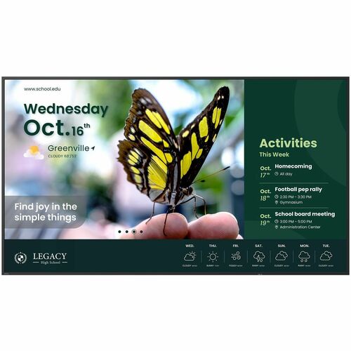 BenQ ST6504 1651 mm LCD Digital-Signage-Display - 18 Stunden / 7 Tage Betrieb - Energy Star - Advanced Super Dimension Swi