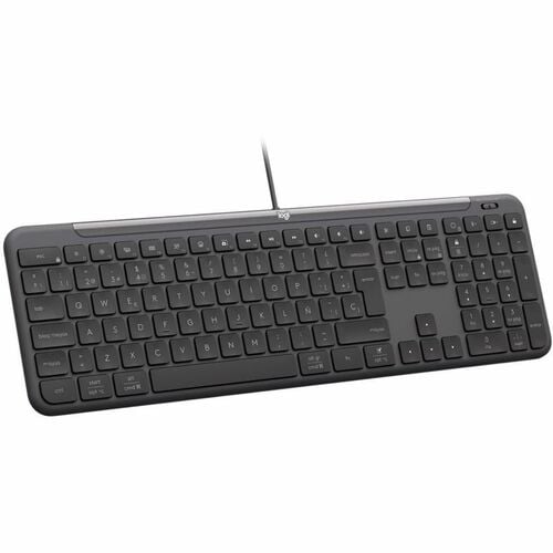 Logitech Signature Slim K620 Keyboard - Full-size - Cable Connectivity - USB Type C Interface - Italian - QWERTY Layout - 