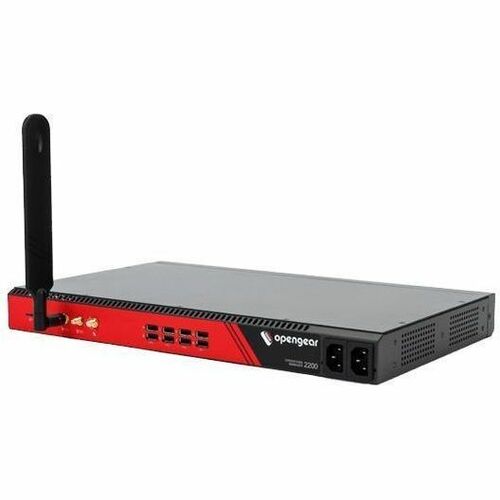 Model OM2224-24E-L, 24 selectable serial ports + 24x 1GbE switch, x86 4-core CPU, 8G RAM, 64G SSD, 1GbE with SFP,  Docker 