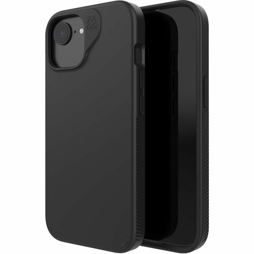 ZAGG Milan Snap Hülle für Apple iPhone 16e, iPhone 15, iPhone 13, iPhone 14 Smartphone - Schwarz - Seidig, Glatt - Sturzsi