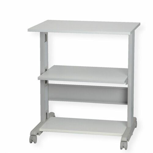 Roline Printer Stand - 30 kg Load Capacity - 77.5 cm Height x 68 cm Width x 54 cm Depth - Grey, Light Grey - For Printer -