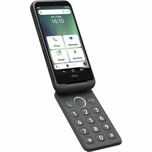 Doro Aurora A20 DSC-0540 64 GB Smartphone - 11,4 cm (4,5 Zoll) 1280 x 720 - Octa-Core 2 GHz - 4 GB RAM - Android 14 - 4G -