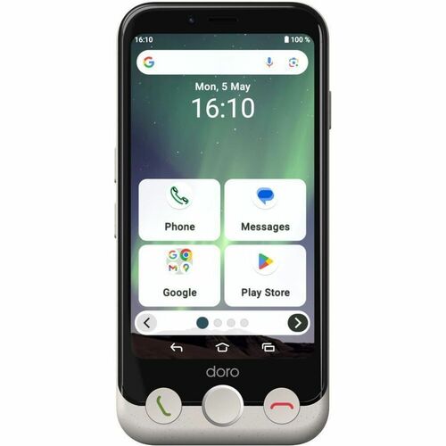 Doro Aurora A10 DSB-0550 64 GB Smartphone - 11,4 cm (4,5 Zoll) LCD 1280 x 720 - Octa-Core 2 GHz - 4 GB RAM - Android 14 - 
