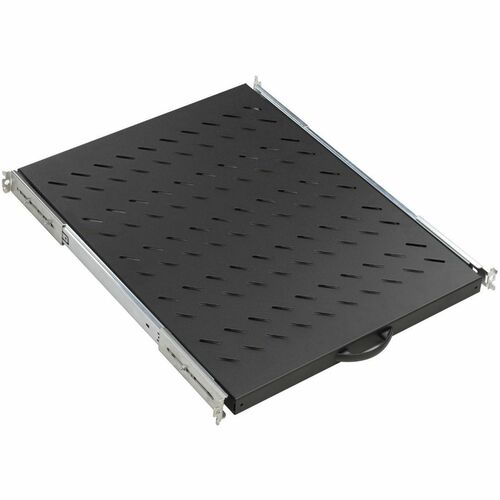 Schneider Electric 1U Rack-mountable Rack Shelf for IT Equipment800 mm Rack Depth - Black - Metal - 30 kg Maximum Weight C
