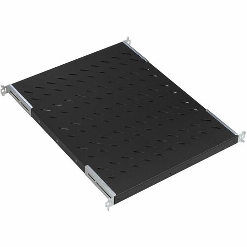 Schneider Electric 1U Rack-mountable Rack Shelf for Rack, Server, Networking800 mm Rack Depth - Black - Metal - 50 kg Maxi