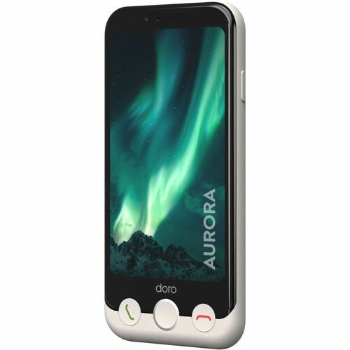 Doro Aurora A10 DSB-0550 64 GB Smartphone - 11,4 cm (4,5 Zoll) 1280 x 720 - Octa-Core 2 GHz - 4 GB RAM - Android 14 - 4G -