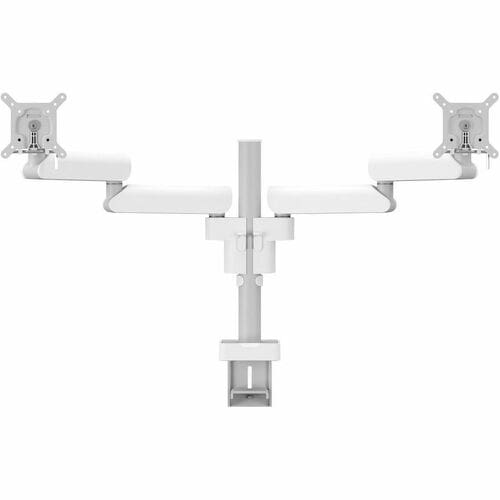 Vogel's MOMO 2237 Mounting Arm for Monitor, Display Screen - White - Height Adjustable - 2 Display(s) Supported - 25.4 cm 