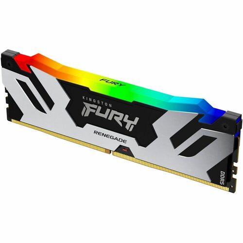 Kingston FURY Renegade RAM Module - 24 GB - RGB - DDR5-8000/PC5-64000 DDR5 SDRAM - 8000 MHz Single-rank Memory - CL38 - 1.