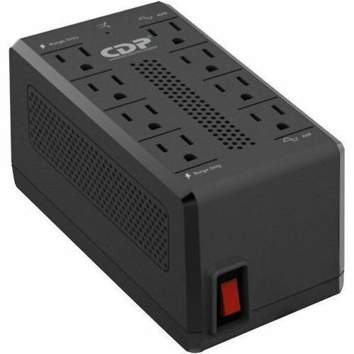 Acondicionador de línea CDP RAVR1408 - Sobrecarga, Sobrecarga protección - NEMA 5-15R - 120V AC Entrada - 1.41kW - 700W - 