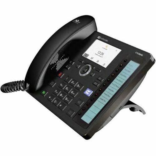 AudioCodes C436HD IP Phone - Corded - Corded/Cordless - Wi-Fi - Black - VoIP - 10.9 cm (4.3") LCD - PoE Ports