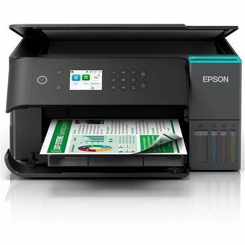 Epson ET-3900 Wired & Wireless EcoTank Inkjet Multifunction Printer - Colour - Copier/Printer/Scanner - 4800 x 1200 dpi Pr