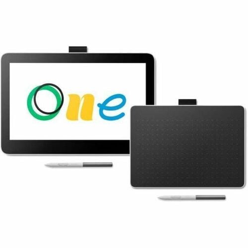 Wacom One Graphics Tablet - Wired/Wireless - Black, White - Bluetooth - Pen - 1 x USB
