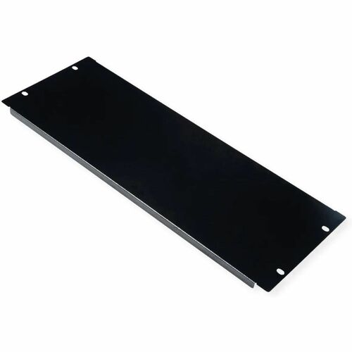 Roline Blanking Panel For Enclosure - Steel - Jet Black - 4U Rack Height - 10 mm Height x 480 mm Width x 175 mm Depth