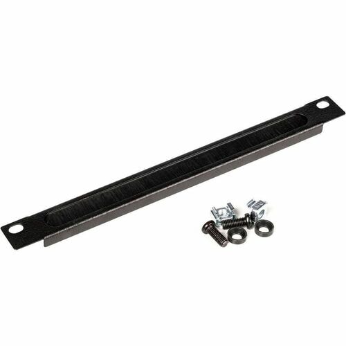 Roline Cable Routing - Jet Black - Cable Duct - 0.5U Rack Height - Steel