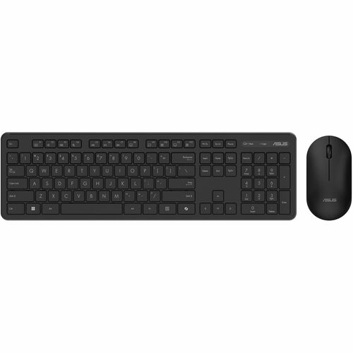 Asus CW100 Keyboard & Mouse - Hungarian - USB Wireless RF 2.40 GHz Keyboard - Keyboard/Keypad Color: Black - USB Wireless 