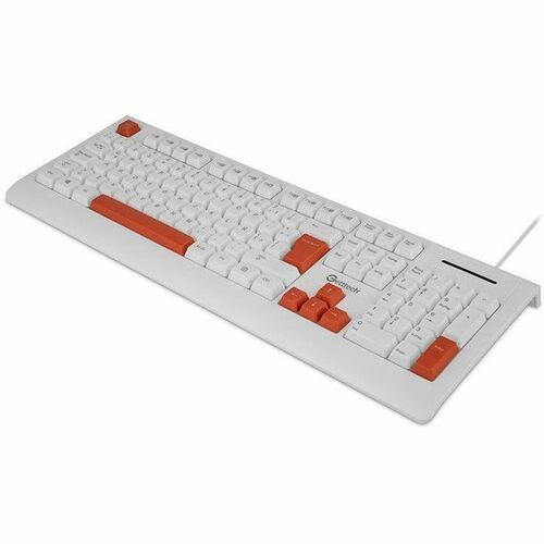 Teclado Slim Getttech, Español, Usb, Vida Útil De 8 Millones De Pulsaciones, Diseño Con Reposamanos, Indicador De Franja L