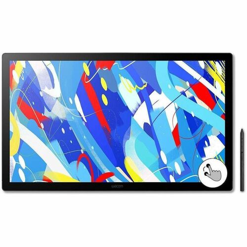 Wacom Cintiq Graphics Tablet - 61 cm (24") LCD - 5080 lpi WQHD - Touchscreen - Multi-touch Screen - Cable - 16.7 Million C