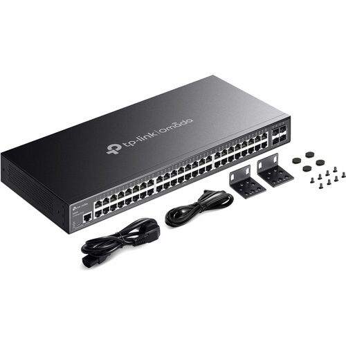 TP-Link Omada SG3452P 48 Ports Manageable Ethernet Switch - Gigabit Ethernet - 10/100/1000Base-T, 1000Base-X - 2 Layer Sup