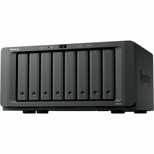 Synology DiskStation DS1825+ 8 x Total Bays SAN/NAS Storage System - AMD Ryzen V1500B Quad-core (4 Core) 2.20 GHz - 8 GB R