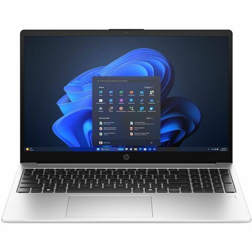 HP 250R G10 39.6 cm (15.6") Notebook - Full HD - Intel Core 3 100U - vPro Technology - 8 GB - 512 GB SSD - Turbo Silver - 