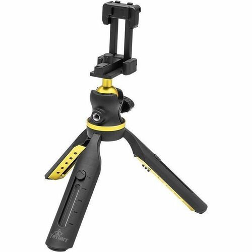 Trípode Yeyian - Plástico ABS, Aluminio - Negro, Oro