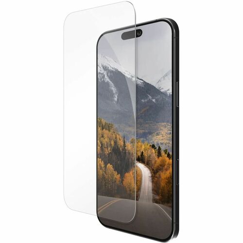 dbramante1928 ApS eco-protect 9H Tempered Glass Screen Protector for Apple iPhone Air - Clear, Black - 1 Piece - For 17 cm