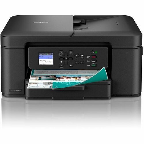 Brother DCP-J1360DW Wired & Wireless Inkjet Multifunction Printer - Colour - Black - Copier/Printer/Scanner - 1200 x 2400 