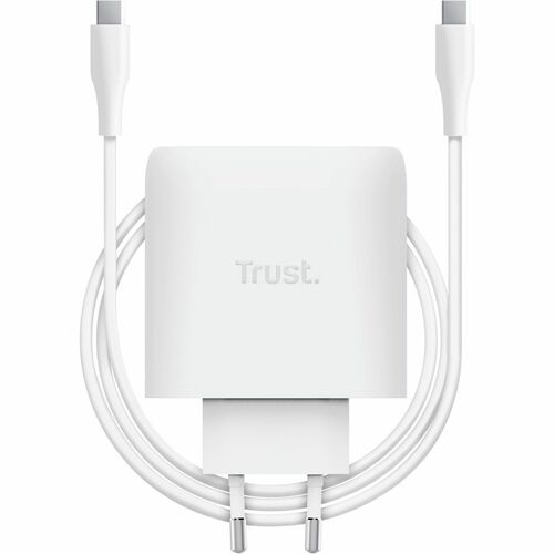 Adattatore CA Trust Maxo - 65 W - Adattatore universale - 1 USB Type-C - Per Smartphone, Computer portatile, Tablet PC - E
