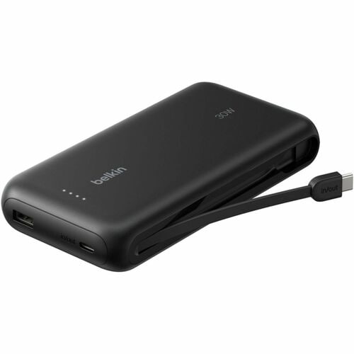 Belkin Stromspeicher - Schwarz - für Tragbare Spielekonsole - 20000 mAh - 30 W - USB Typ-C Anschluss - Schwarz