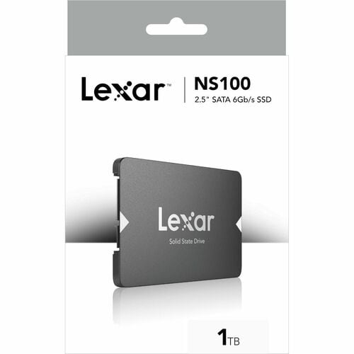 SSD Lexar® NS100 2.5" SATA III (6Gb/s) 1 To - Ordinateur, Notebook, Caméra, Ordinateur de bureau Appareil compatible - 0,4