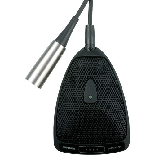Shure Microflex MX393/O 有线 驻极体电容器 麦克风 - 3.70 m - 50 Hz 到 17 kHz - 全向 - XLR