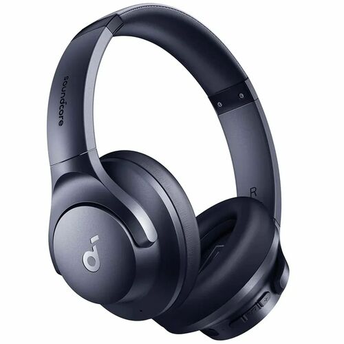soundcore Q20i Wireless Over-the-head Stereo Headset - Blue - Binaural - Circumaural - Bluetooth - Noise Canceling