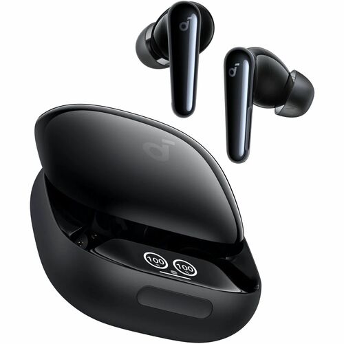 soundcore Liberty 4 Pro True Wireless Earbud Stereo Earset - Black - Binaural - In-ear - Noise Canceling