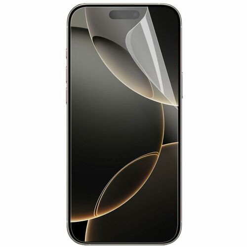 MOBILIS 5H Screen Protector for Apple iPhone 16 - Clear - 1 Unit - For OLED iPhone 16 - Anti-microbial - Break Proof, Anti