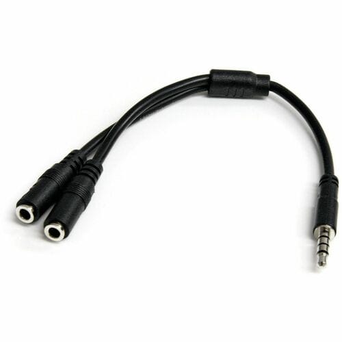 StarTech.com 20.07 cm (7.90") Mini-phone Audio Cable - 1 Each - Cable for Audio Device, Notebook, Headset, Headphone, Spea