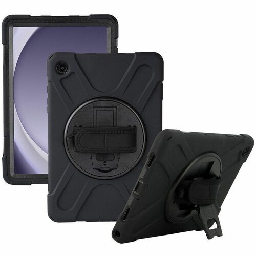 MOBILIS Rugged Carrying Case for 20.3 cm (8") Samsung Galaxy Tab Active3, Galaxy Tab Active5 Tablet - Black - Shock Absorb
