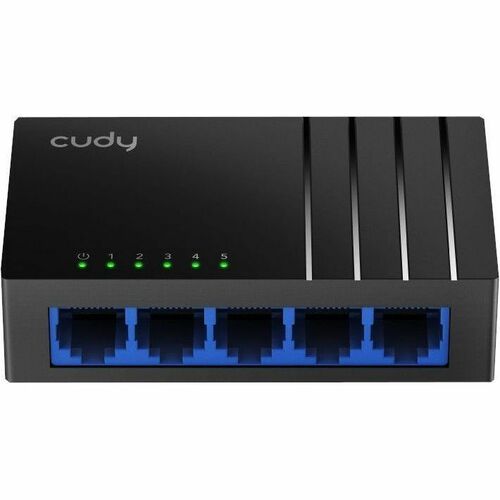 Cudy 5-Port Gigabit Desktop Switch - 5 Ports - Gigabit Ethernet - 10/100/1000Base-T - 2 Layer Supported - Twisted Pair - D