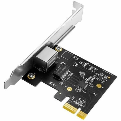 Cudy 2.5 Gbps PCI-E Ethernet Adapter - PCI Express 2.1 x1 - 2.50 Gbit/s Data Transfer Rate - 1 Port(s) - 1 - Twisted Pair 