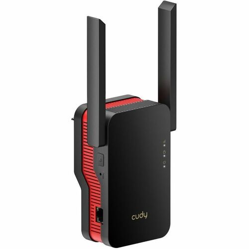 Cudy RE3000 Dual Band Wi-Fi 6 IEEE 802.11 a/b/g/n/ac/ax 2.35 Gbit/s Wireless Range Extender - 2.40 GHz, 5 GHz - 1 x Intern