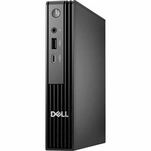 Dell Pro Micro QCM1250 Desktop Computer - Intel Core i3 14th Gen i3-14100T - 16 GB - 512 GB PCI Express NVMe 4.0 SSD - Mic