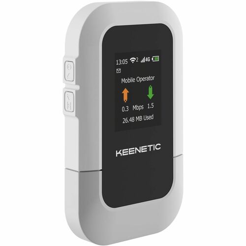 Keenetic Roamer 4G KN-5110 Wi-Fi 6 IEEE 802.11b/g/n/ax Cellular Modem/Wireless Router - 4G - LTE - Single Band - 2.40 GHz 