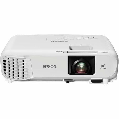 Epson PowerLite EB-E24 3LCD Projector - 4:3 - Ceiling Mountable, Desktop, Portable - White - Front, Ceiling - 720p - 6000 