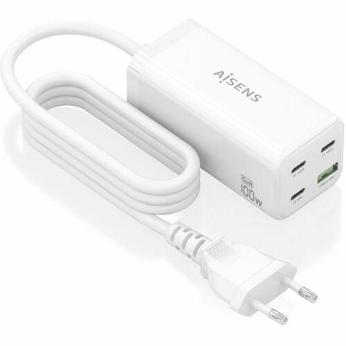 CARGADOR SOBREMESA GAN 100W 3XUSB-C PD3.0 QC5.0 USB-A QC3.0