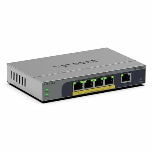 Netgear Business GS105EPP 5 Ports Manageable Ethernet Switch - Gigabit Ethernet - 10/100/1000Base-T - 3 Layer Supported - 