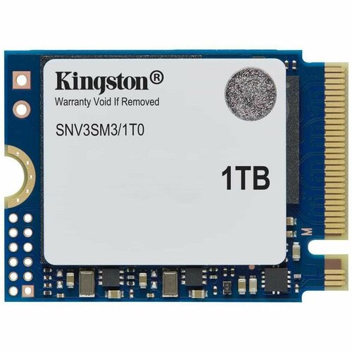 Kingston NV3 1 TB Solid State Drive - M.2 2230 Internal - PCI Express NVMe (PCI Express 4.0 x4) - Notebook, Desktop PC, Ga
