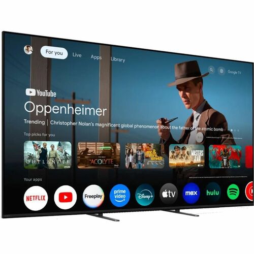Sony BRAVIA 5 K-65XR50 64.5" Smart LED-LCD TV 2025 - 4K UHDTV - High Dynamic Range (HDR) - Black - 1651 mm Class - HDR10, 